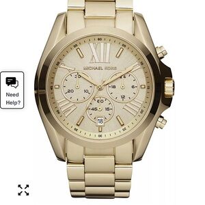 Michael Kors Gold-Tone Chronograph Watch